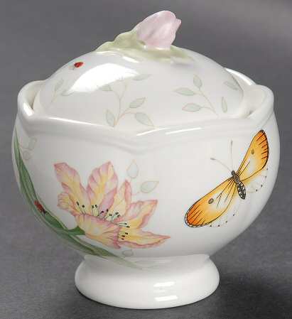 Butterfly Meadow Miniature Sugar Bowl & Lid