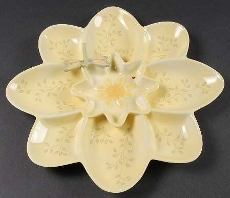 Butterfly Meadow Sectioned Figural Server