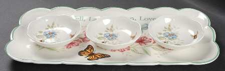 Butterfly Meadow (4 Pc) Hors d'Oeuvres Set