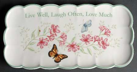 Butterfly Meadow Tray for (4 Piece) Hors d'Oeuvres