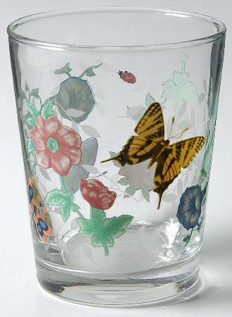 Butterfly Meadow 16 Oz Glass Double Old Fashioned