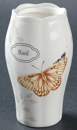 Butterfly Meadow Basil Spice Jar No Lid