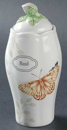 Butterfly Meadow Basil Spice Jar & Lid