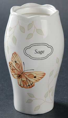 Butterfly Meadow Sage Spice Jar No Lid