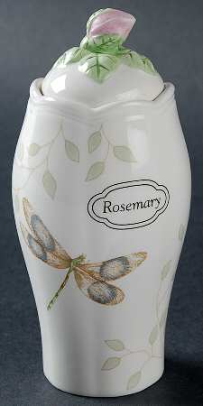 Butterfly Meadow Rosemary Spice Jar & Lid