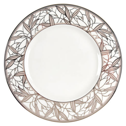 Federal Platinum Frost Accent Luncheon Plate