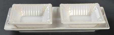 Butler's Pantry 3-Piece Hors d'Oevre (Tray and 2 Bowls)