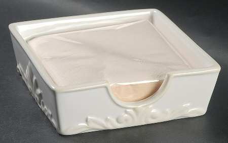 Butler's Pantry Napkin Holder/Box with Paper Napkins