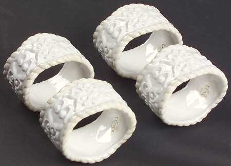 Butler's Pantry Napkin Ring - Set of 4