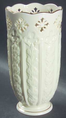 Fleur De Lis Collection 7" Pierced Vase