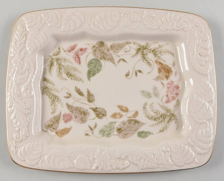 Illusive Leaves Collection 11'' Rectangular Tray