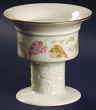 Illusive Leaves Collection 4" Pillar Candleholder