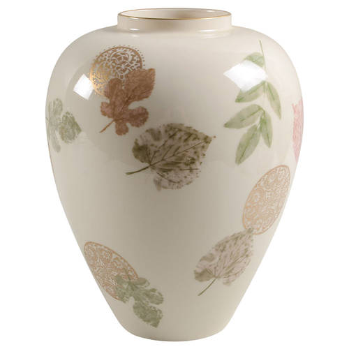 Burnished Leaves Collection 9" Vase