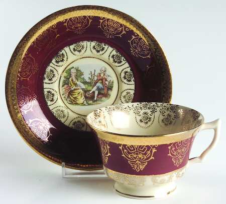 LP7 Footed Cup & Saucer Set by La Petite China