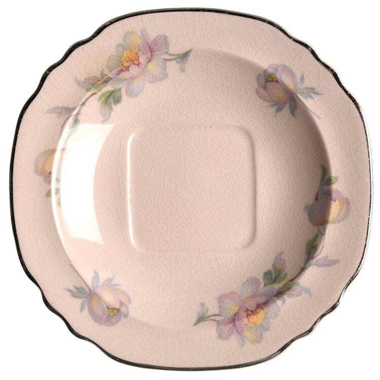 Silver Moon Peach Saucer