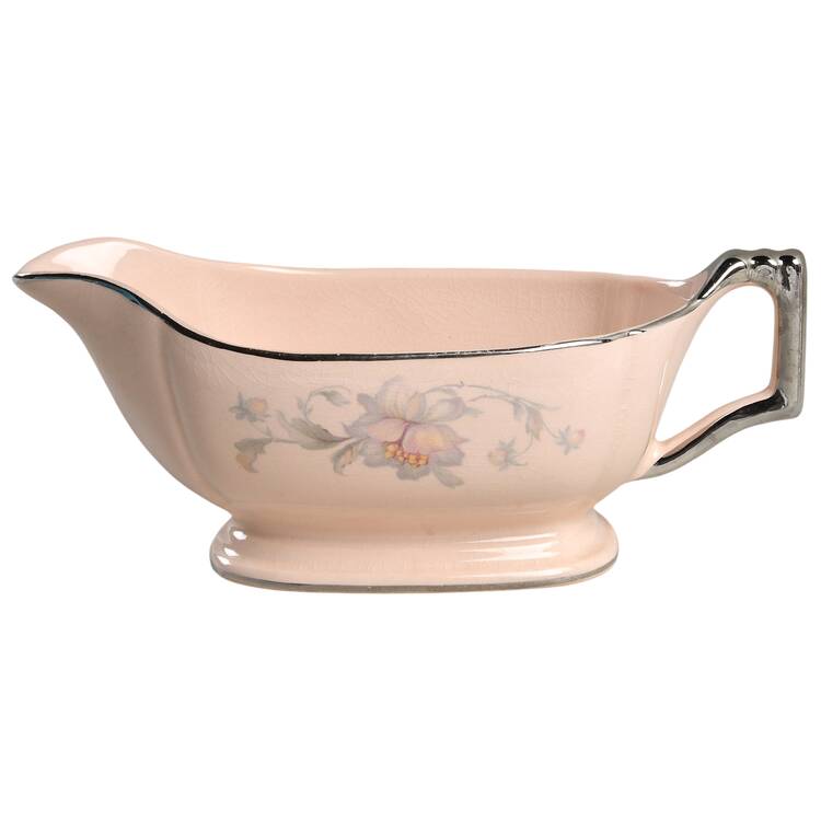 Silver Moon Peach Gravy Boat