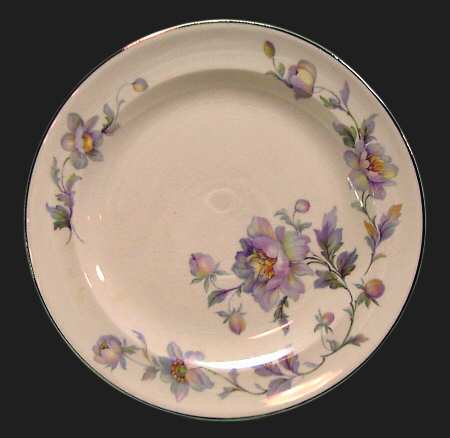 Silver Moon Peach Dinner Plate