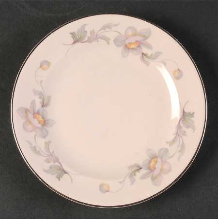 Silver Moon Peach Bread & Butter Plate
