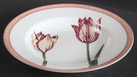 Tulipes Large Rim Soup Bowl