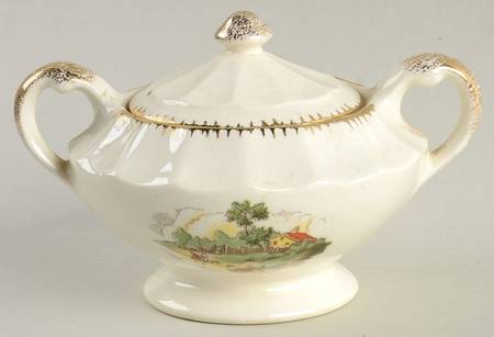 Chateau France (FIligree 1KGFE) Sugar Bowl & Lid