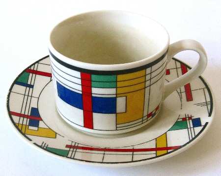 Skyline Flat Cup & Saucer Set