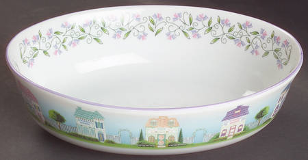 Lenox Village Giftware 10" Oval Vegetable Bowl