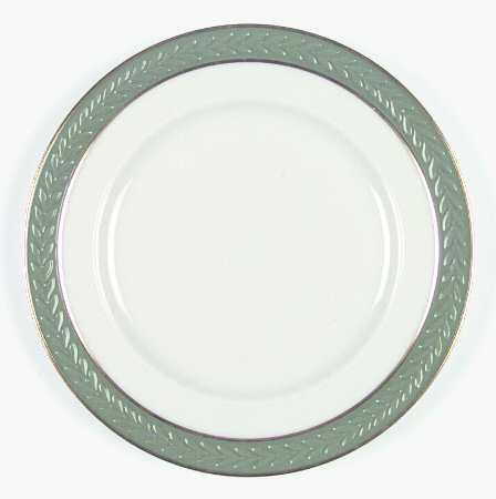 Fontaine Green (Embossed Green Band) by Lenox