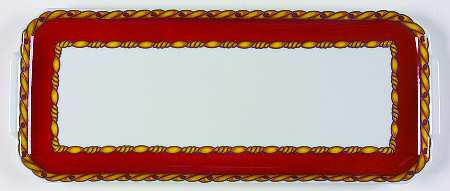 Ali Baba Rust Rectangular Cake Tray
