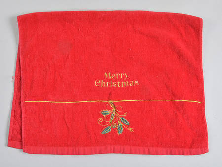 Holiday Nouveau Gold Dish Towel-Cloth