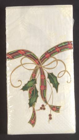 Holiday Nouveau Gold Package of Paper Guest Towel Napkins