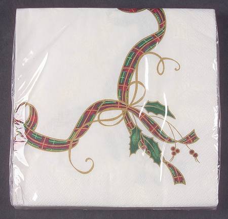 Holiday Nouveau Gold Package of Paper Luncheon Napkins