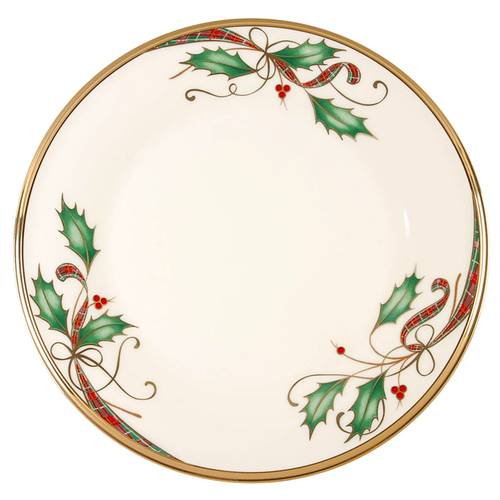 Holiday Nouveau Gold Salad Plate