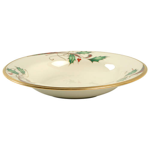 Holiday Nouveau Gold 9" Individual Pasta Bowl