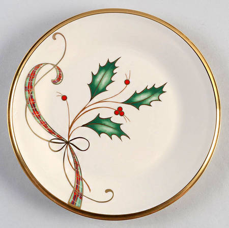 Holiday Nouveau Gold Bread & Butter Plate