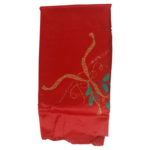 Holiday Nouveau Gold 60" X 84" Oblong Tablecloth