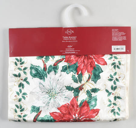 Holiday Nouveau Gold 14' X 70" Cloth Table Runner