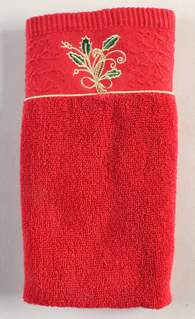Holiday Nouveau Gold Cloth Fingertip Towel