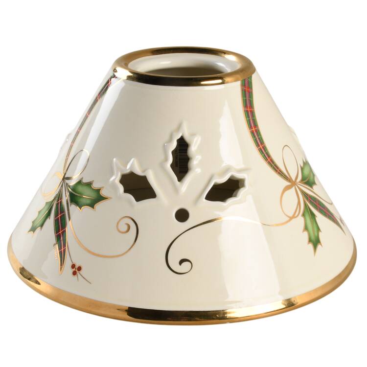 Holiday Nouveau Gold Shade for Candle Lamp