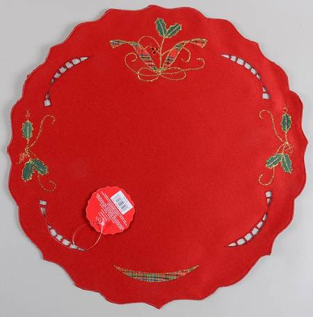 Holiday Nouveau Gold Cloth Placemat