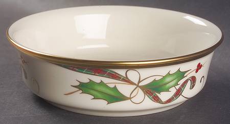 Holiday Nouveau Gold Fruit/Dessert (Sauce) Bowl