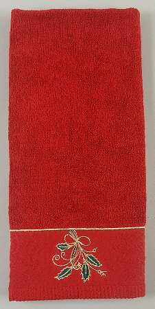 Holiday Nouveau Gold Hand Towel-Cloth
