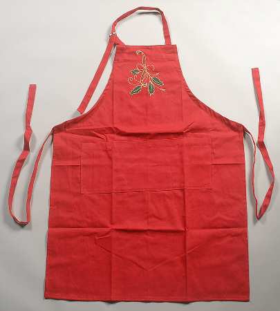 Holiday Nouveau Gold Cloth Kitchen Apron