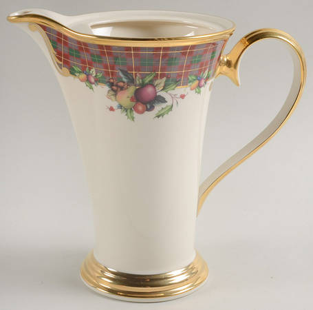 Holiday Tartan Coffee Pot No Lid