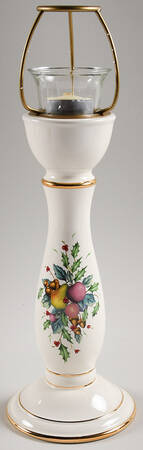 Holiday Tartan Candle Lamp No Shade