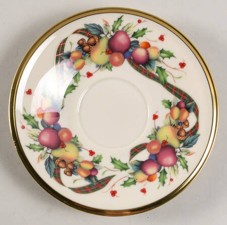 Holiday Tartan Saucer