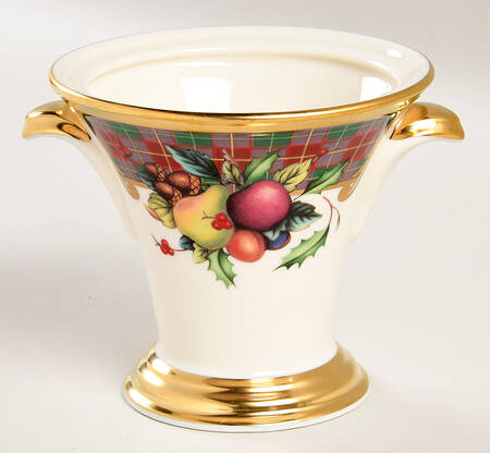 Holiday Tartan Sugar Bowl No Lid