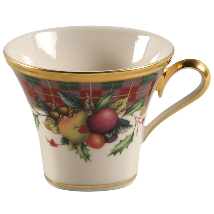 Holiday Tartan Square Cup