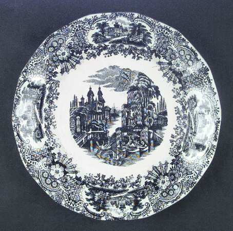 Negro Vistas Luncheon/Salad Plate