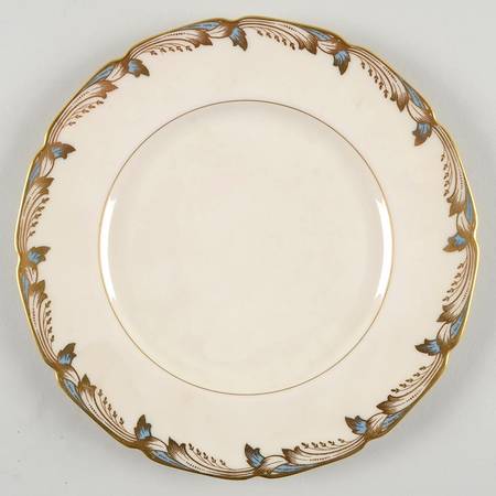 Essex Light Blue (Scalloped) Salad Plate