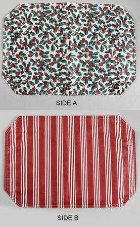 Holly Reversible Cloth Placemat